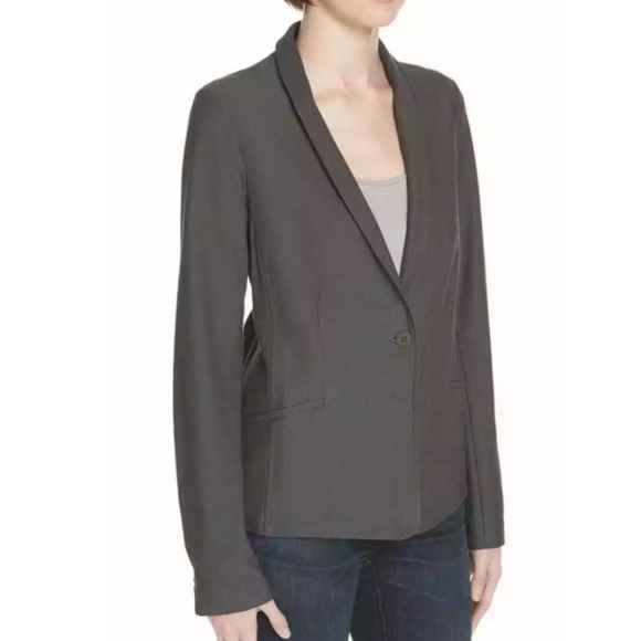 Eileen Fisher Jackets & Blazers - Final Sale - EILEEN FISHER Stretch Crepe Viscose Jacket